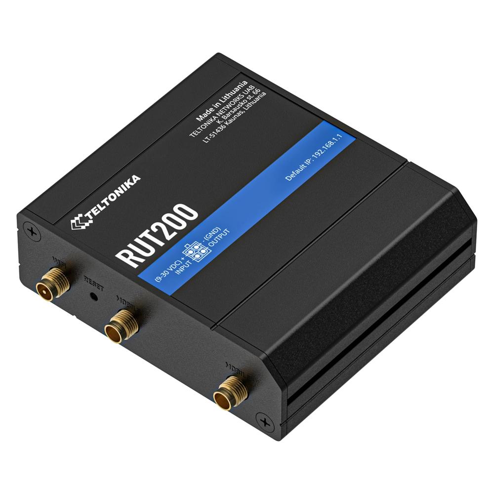 Teltonika RUT200 Compact Industrial 4G LTE Wi-Fi Router