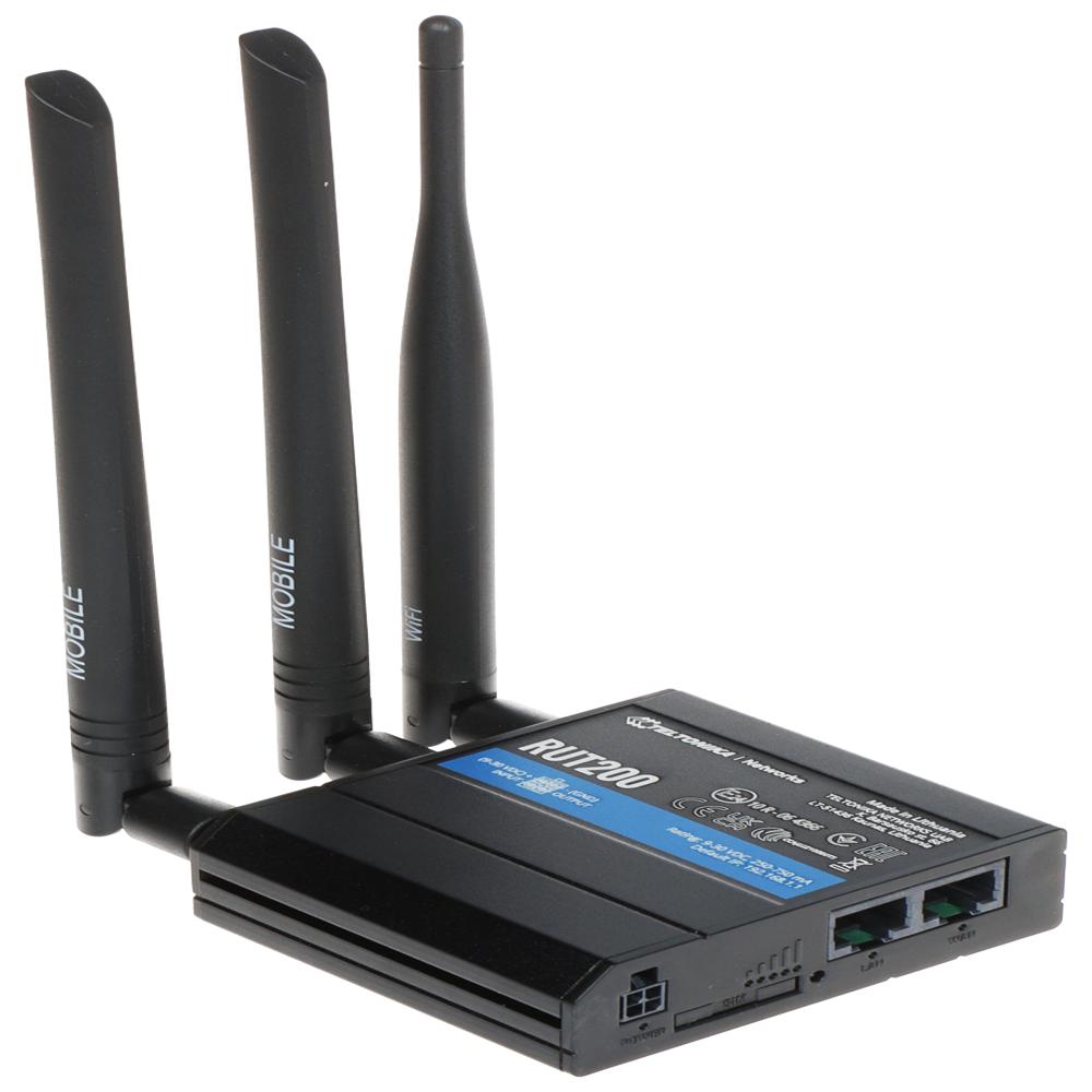 Teltonika RUT200 Compact Industrial 4G LTE Wi-Fi Router