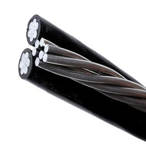 2 Core Ab Bare Messenger Cable - Color: Black