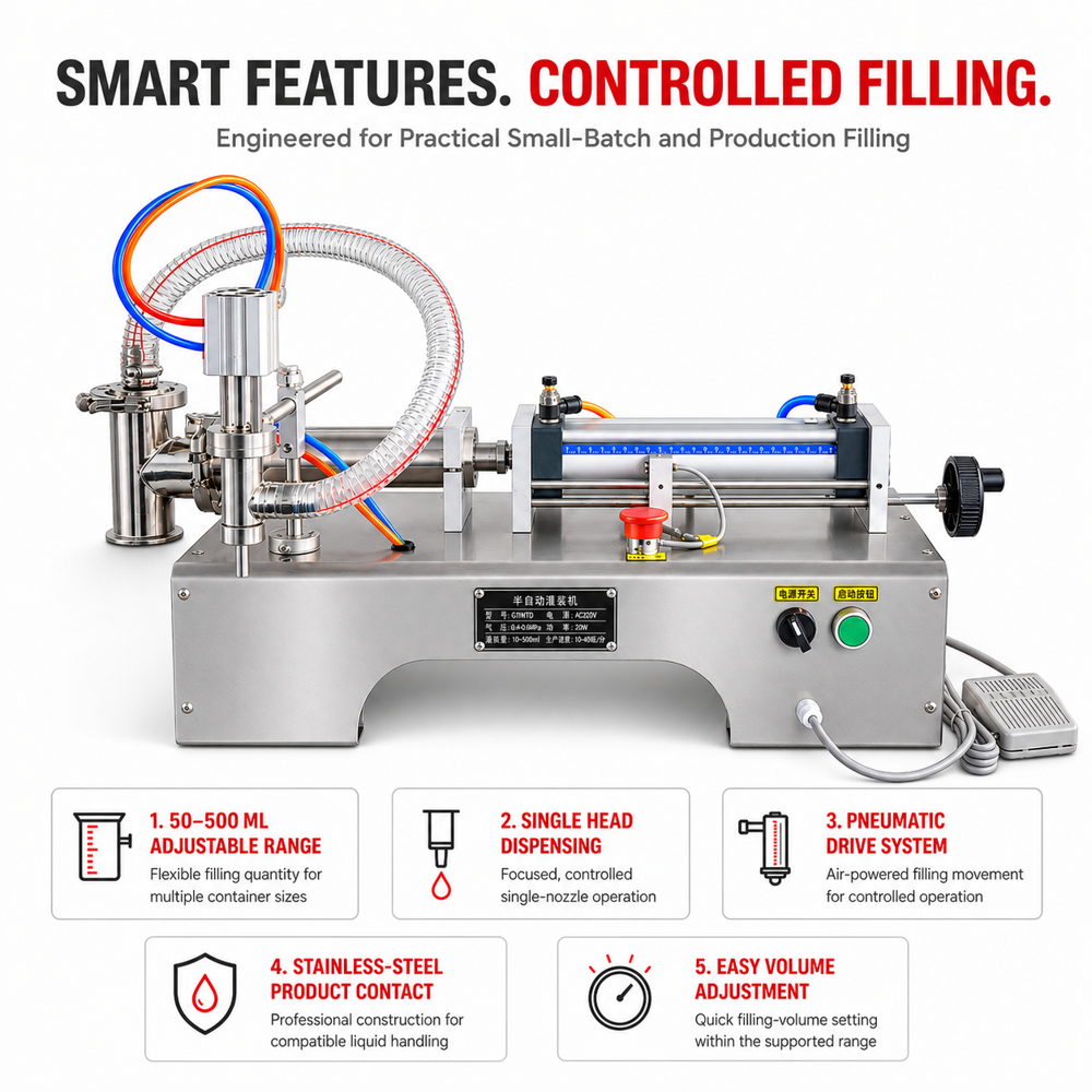 Digital Liquid filling machine single head