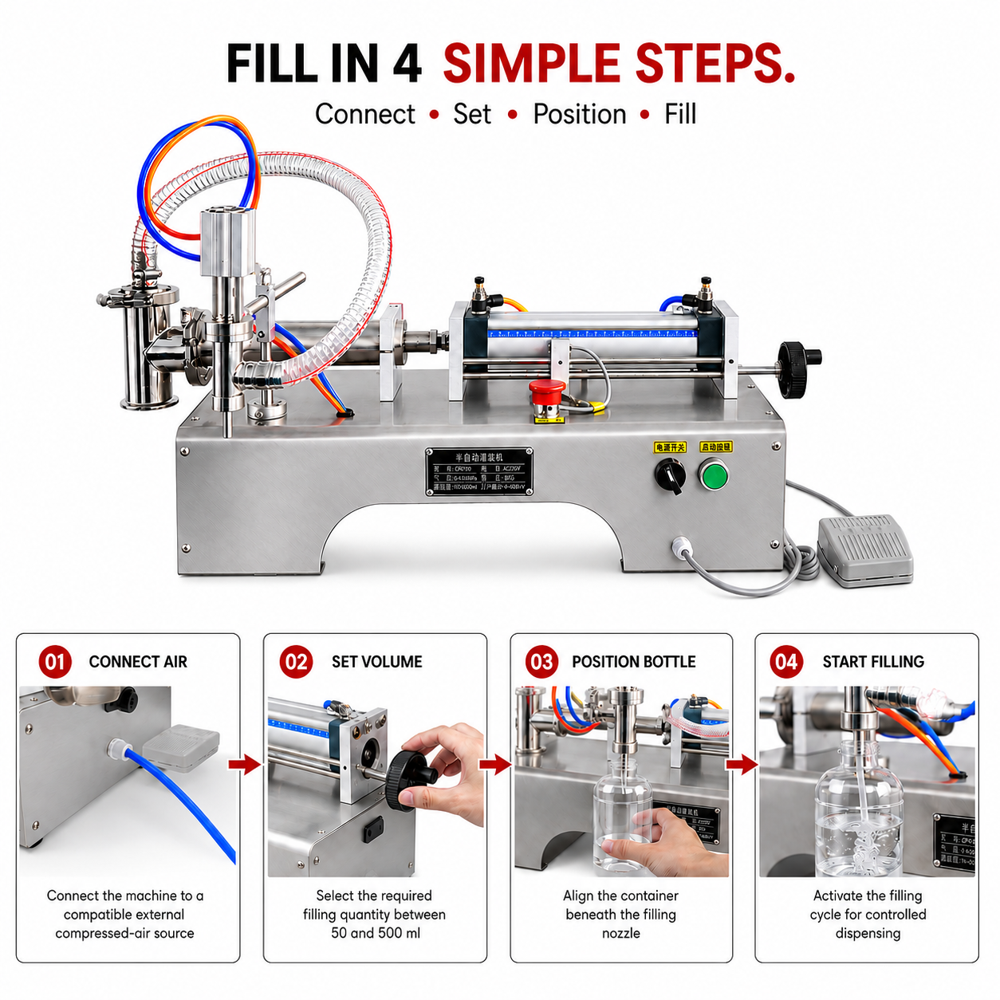 Digital Liquid filling machine single head