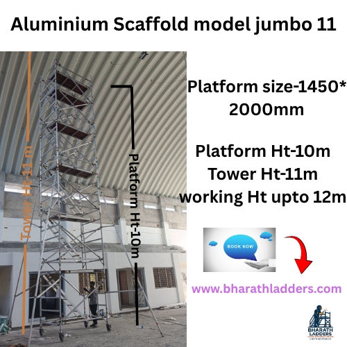 Aluminium Scaffold Model Jumbo 11 - Application: Construction
