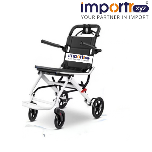 Maunal Wheelchair Portable Carbon Steel With Pull Rod - Application: Home Care