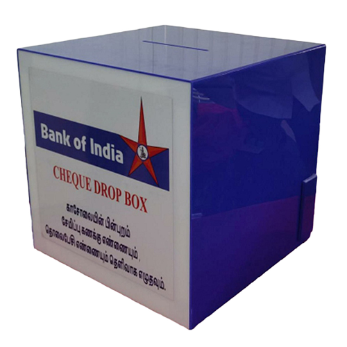 Acrylic Cheque Drop Box