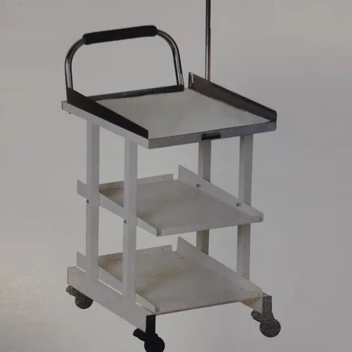 3 Shelves MS Instrument Trolley