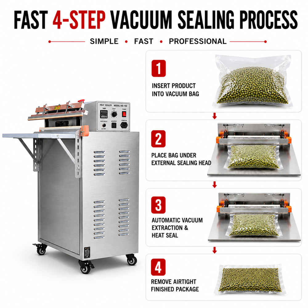 Dz-500 External Chamber vacuum sealing machine