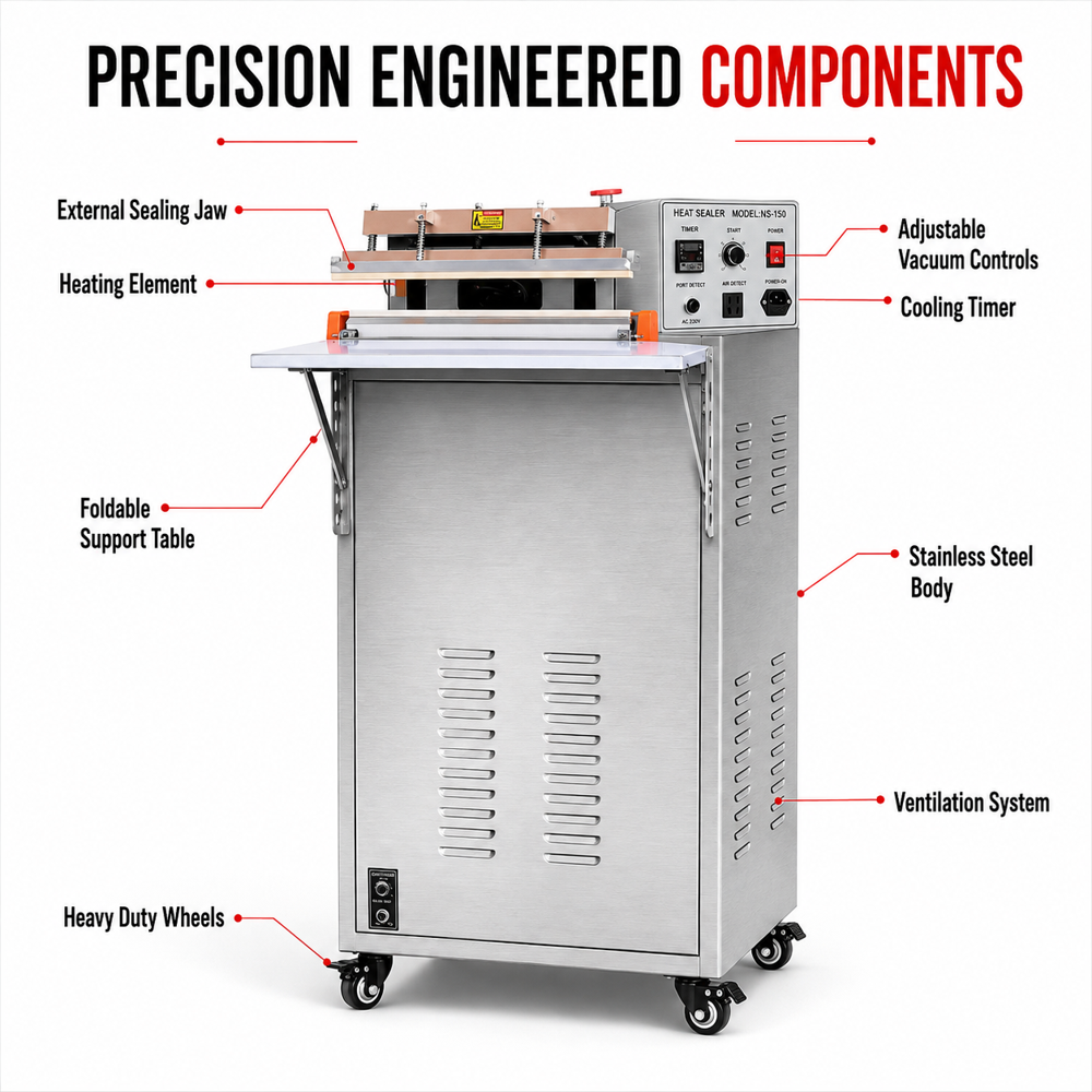Dz-500 External Chamber vacuum sealing machine