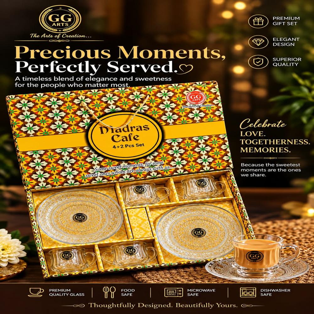 Madras Cafe 4+2 Pcs Premium Gift Set - Battery Capacity: N/a Nanocoulomb (Nc)