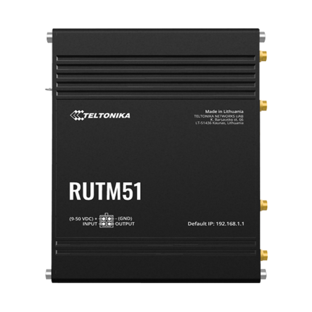 Teltonika RUTM51 Industrial 5G Dual-SIM Wi-Fi 5 Router