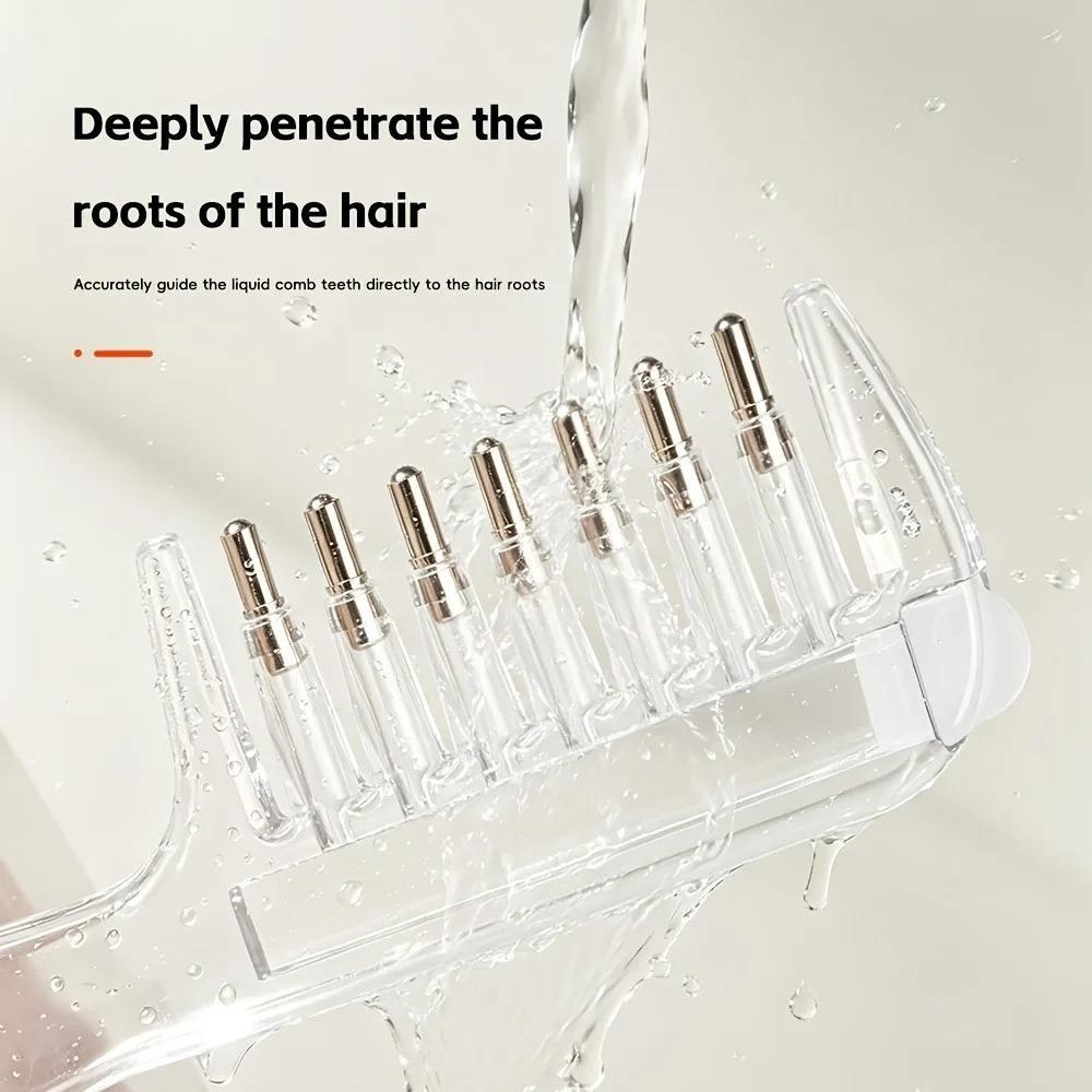 Hair Oil Applicator Comb With Reservoir