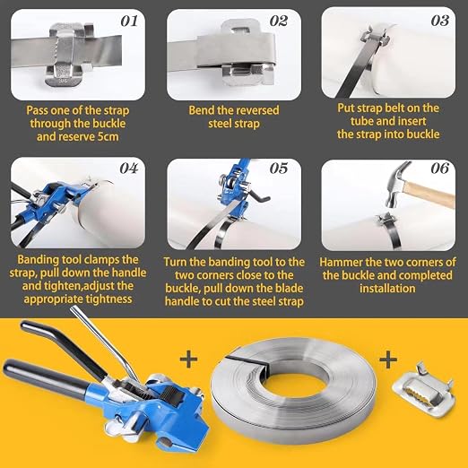Manual Steel Strapping Tensioner Tool