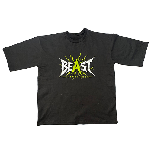 Boys Black Cotton T Shirt