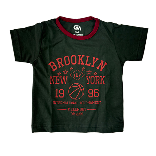 Kids Printed Cotton T Shirt