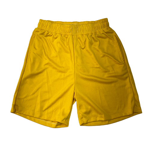 Kids Yellow Uniform Shorts