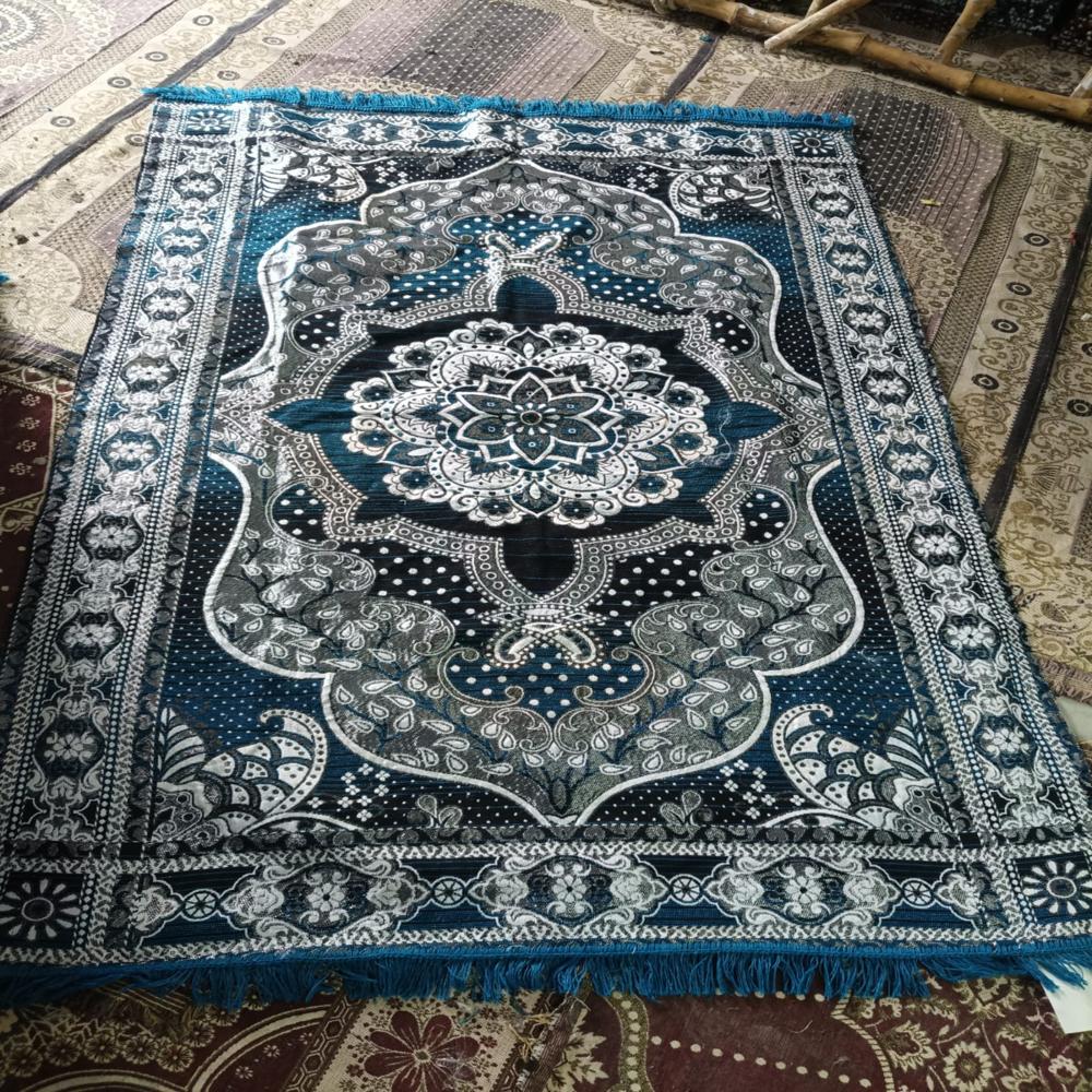 Acrylic Floor Carpet - 54" X 84" | Elegant Antique Design, Washable, Anti-slip Features, Customized Colors