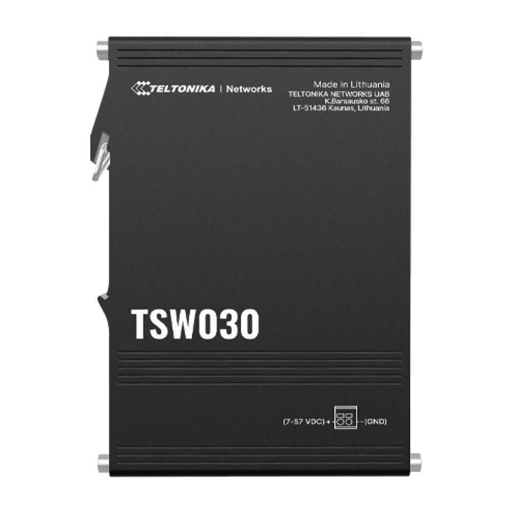 Teltonika TSW030 Compact 8-Port Industrial Ethernet Switch