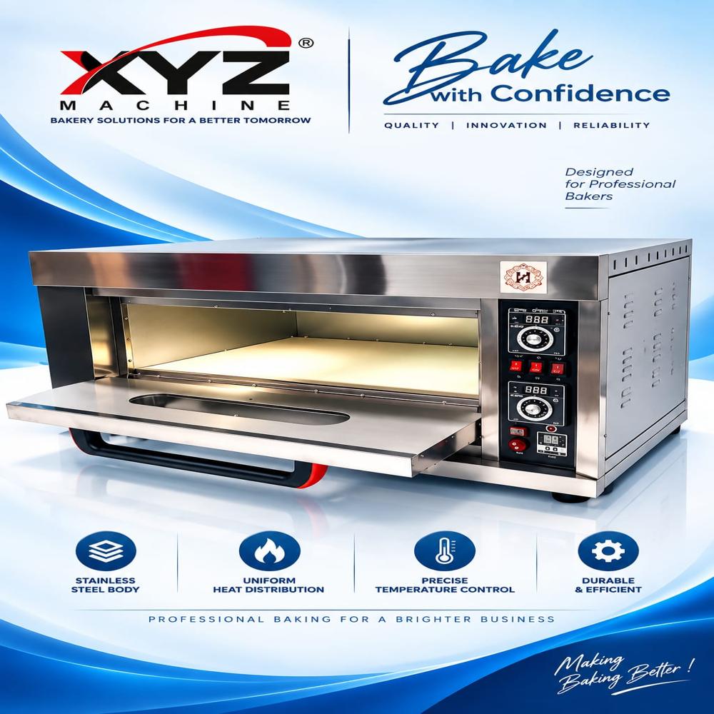 1 Deck 1 Tray Electric Deck Baking Oven