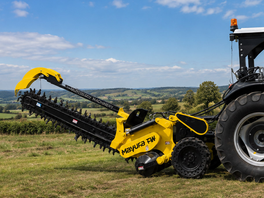 Tractor Mounted Trenching Machine | Mayura TW
