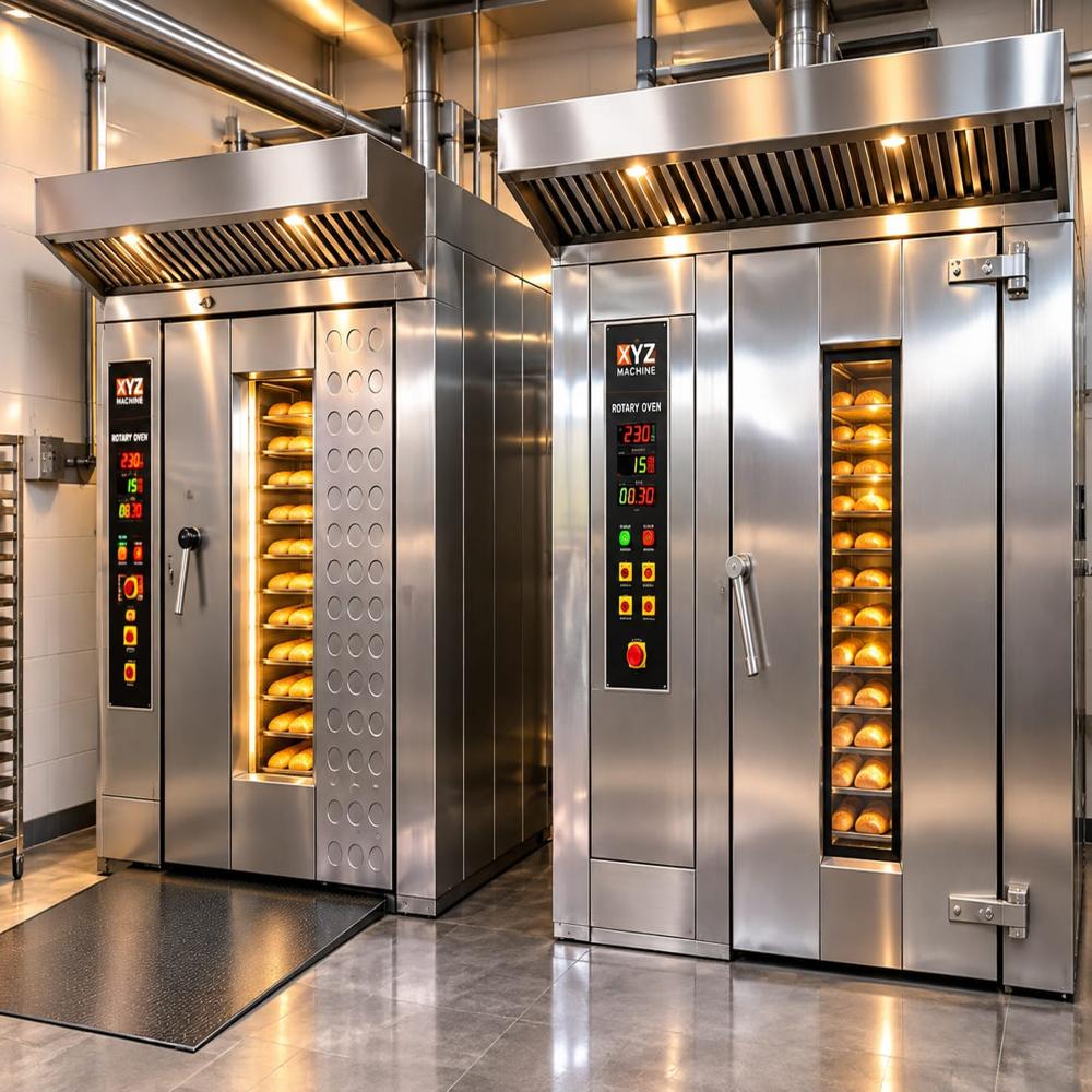 24 Tray Diesel Rotary Rack Oven