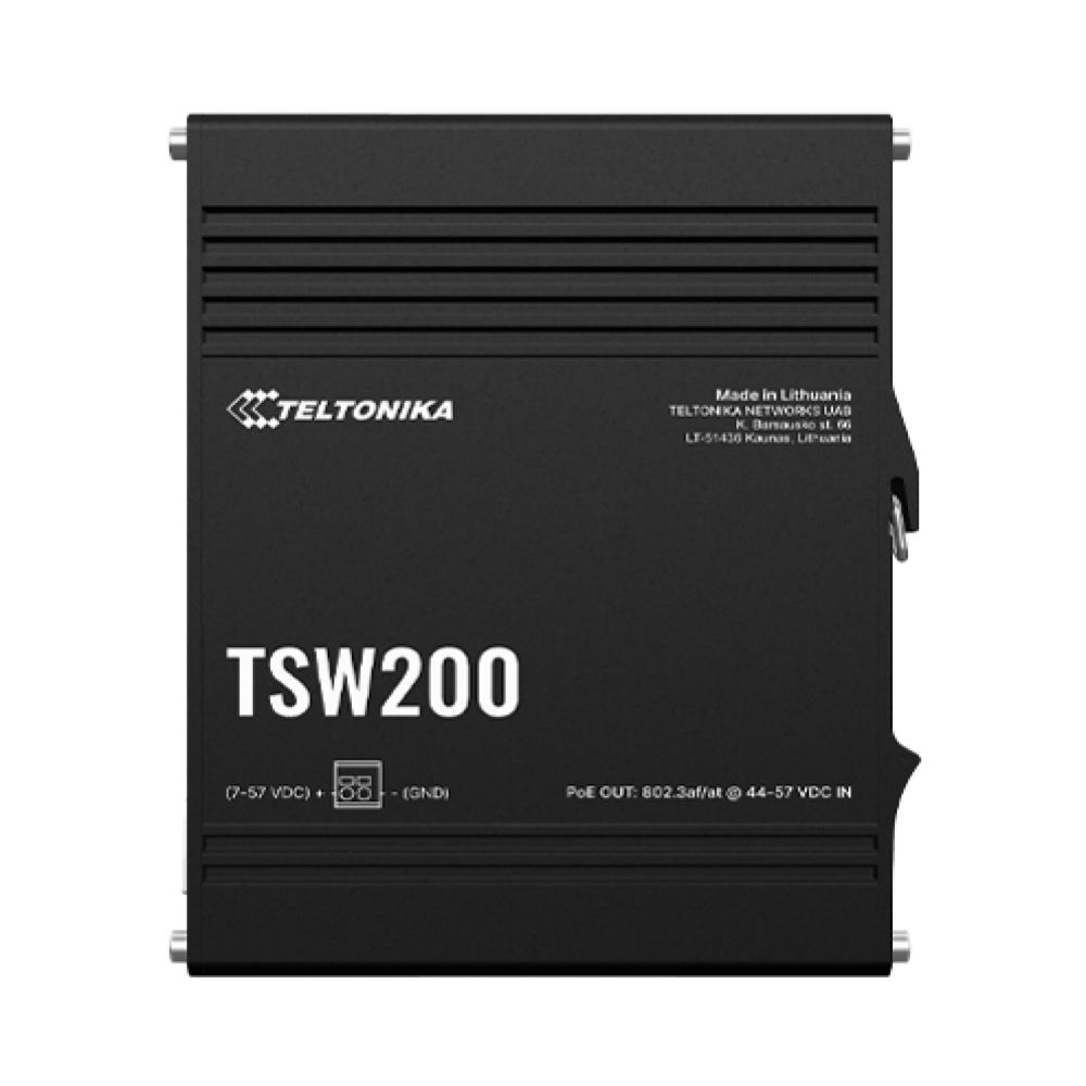 Teltonika TSW200 Industrial 8 Port Gigabit PoE+ Ethernet Switch