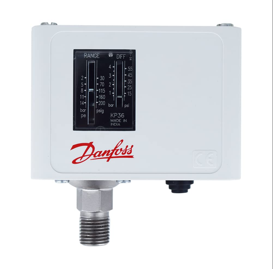Danfoss Kp36 Pressure Switch - Application: Refrigeration And Air Conditioning Systems