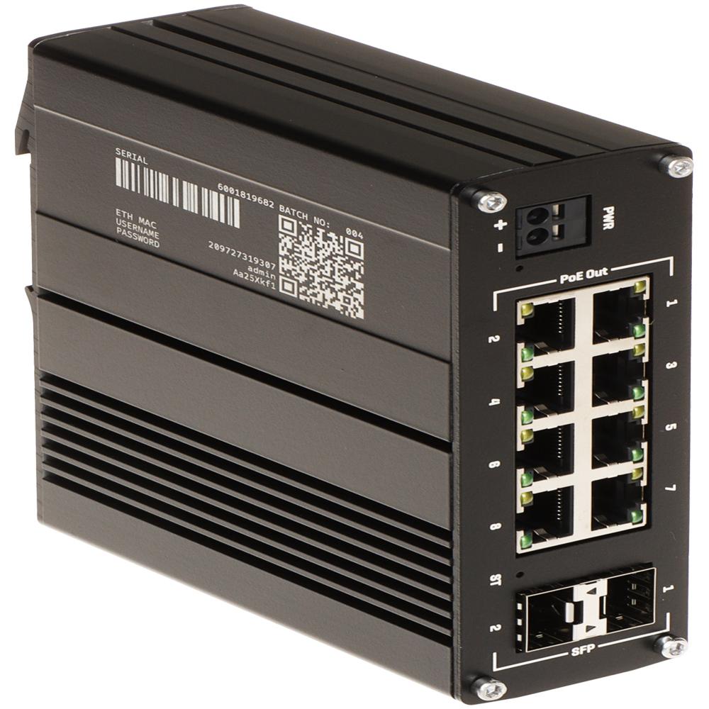 Teltonika TSW202 Managed 8 Port Gigabit PoE+ Ethernet Switch