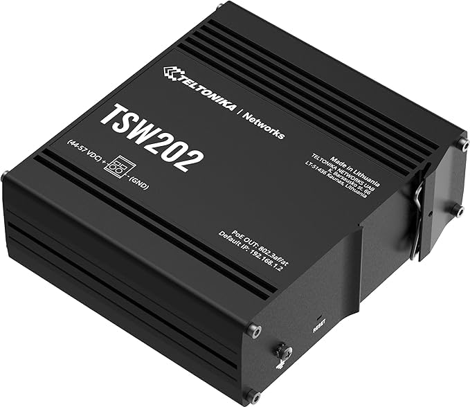Teltonika TSW202 Managed 8 Port Gigabit PoE+ Ethernet Switch