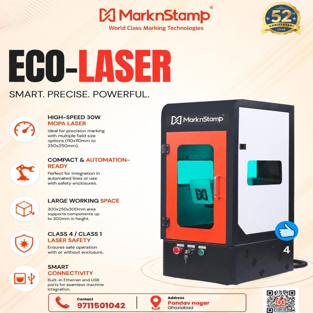 Laser Marking System - Color: Black And Orange