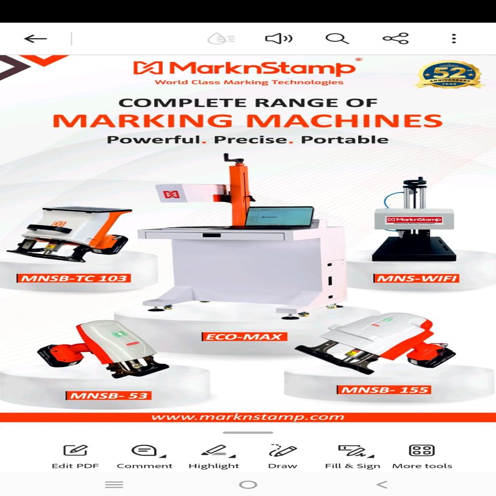 Laser Marking System - Color: Black And Orange