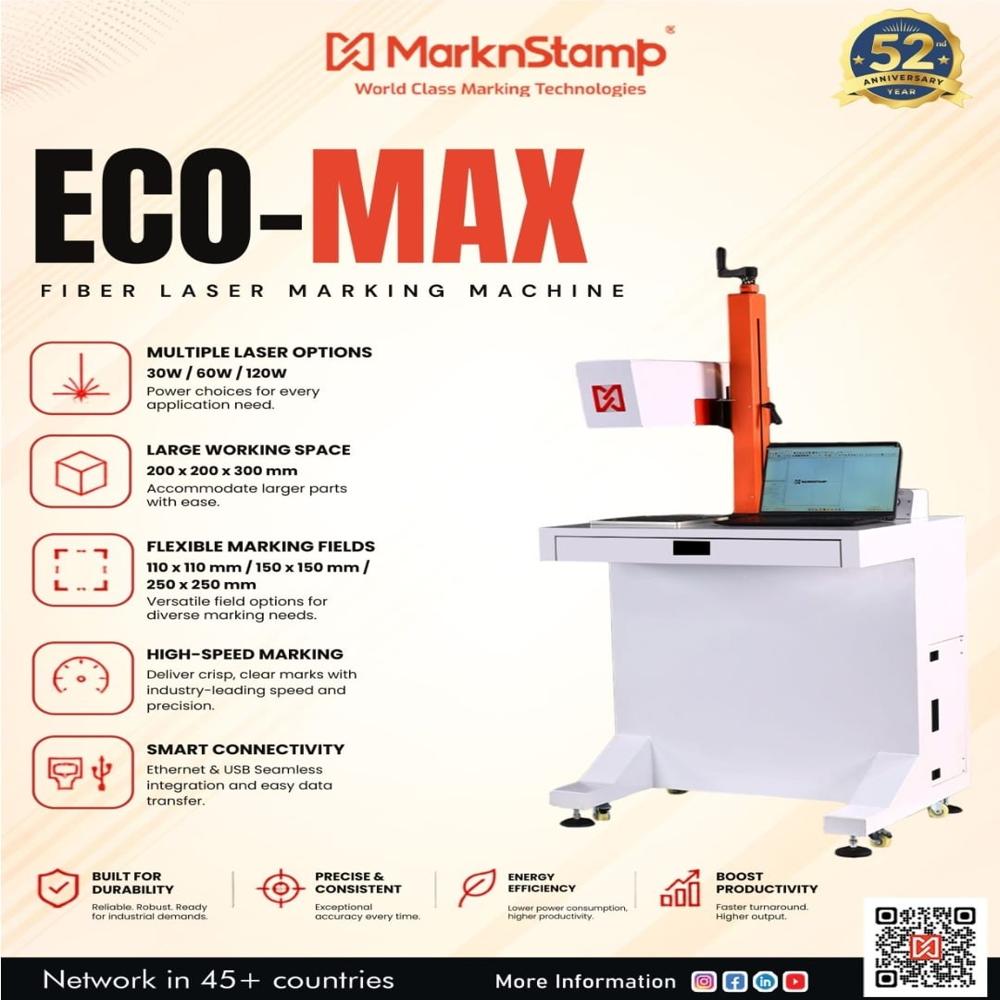 Laser Marking System - Color: Black And Orange