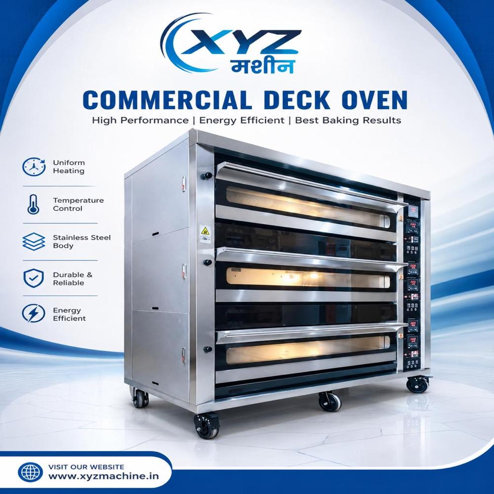 3 Deck GasElectric Baking Oven