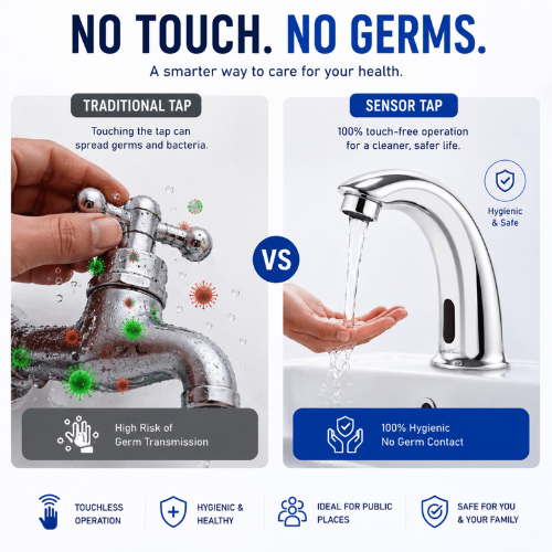 Basin Mounted Sensor Faucet BP-F612 (DC)