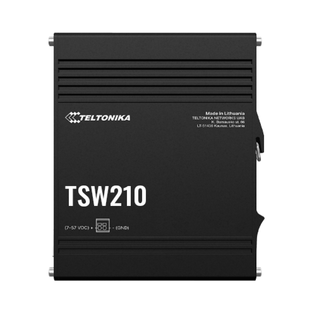 Teltonika TSW210 Industrial 8 Port Gigabit Ethernet Switch with SFP