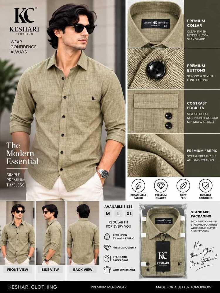 Mens Remi Linen Shirt
