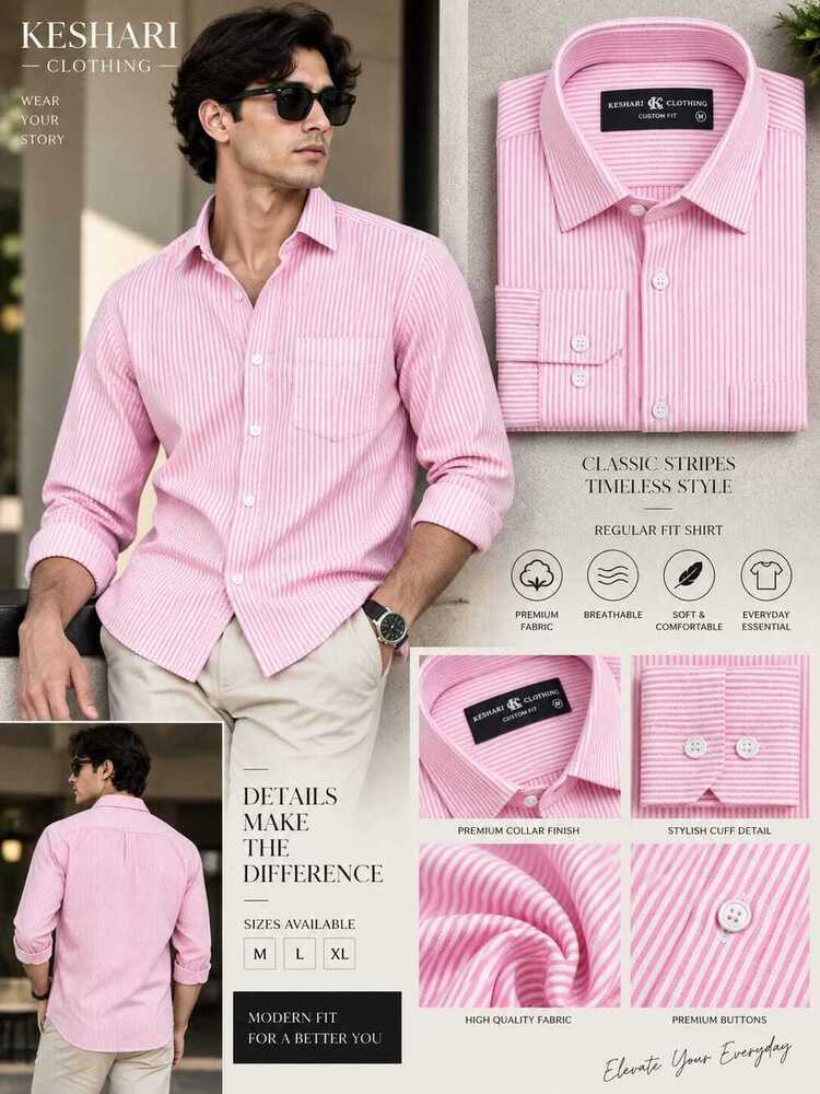 Small Lining  Cotton Shirt