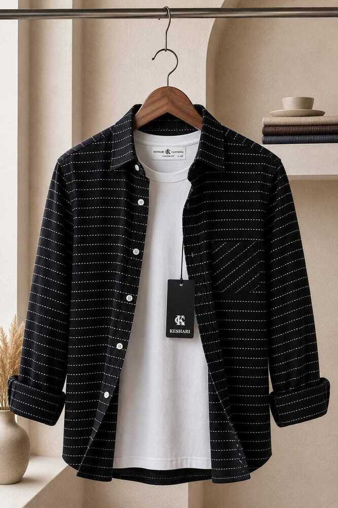 Full Sleeves Mens Cotton Checks Shirt