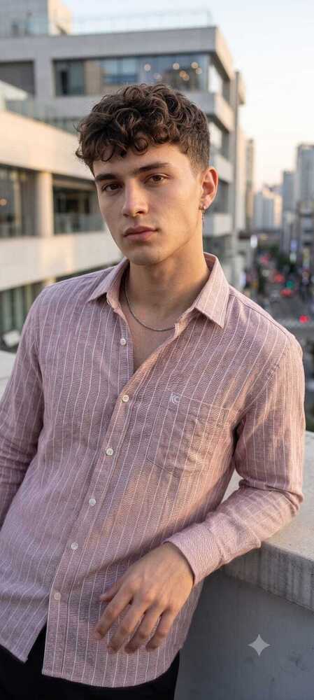 Pink Cotton Shirt