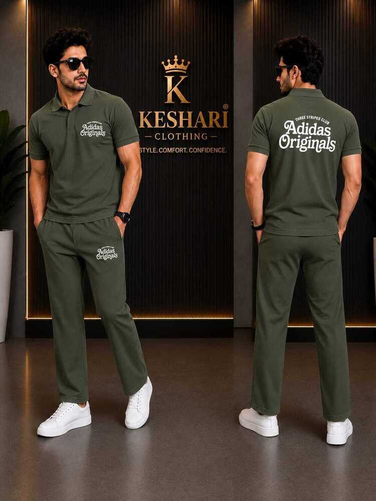Mens Cotton Co-ord Set