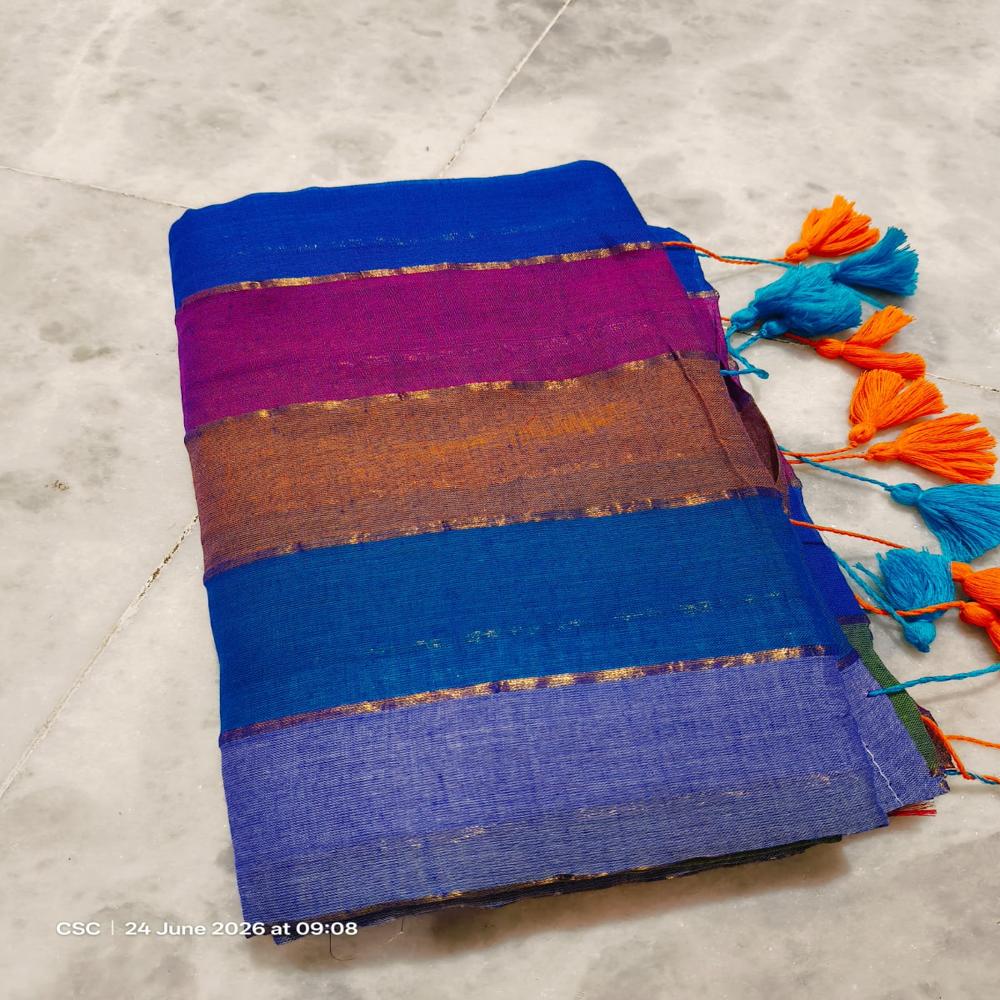 Mul cotton saree