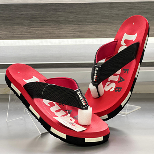 Red Color Rubber Slipper
