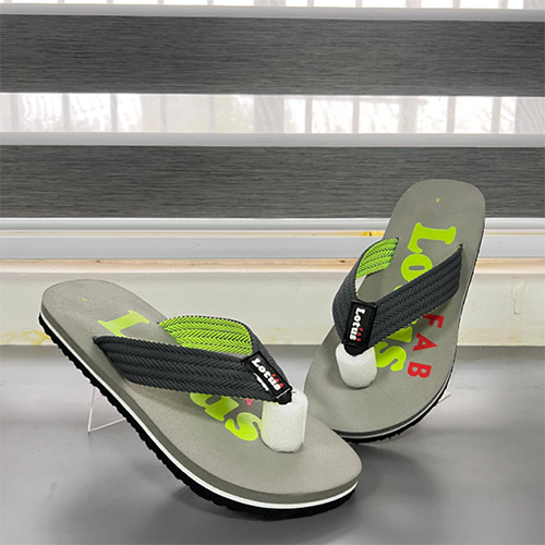Star 01 Grey Color Rubber Slipper