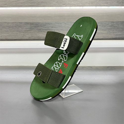 Lotus Fab Olive Color Rubber Slipper