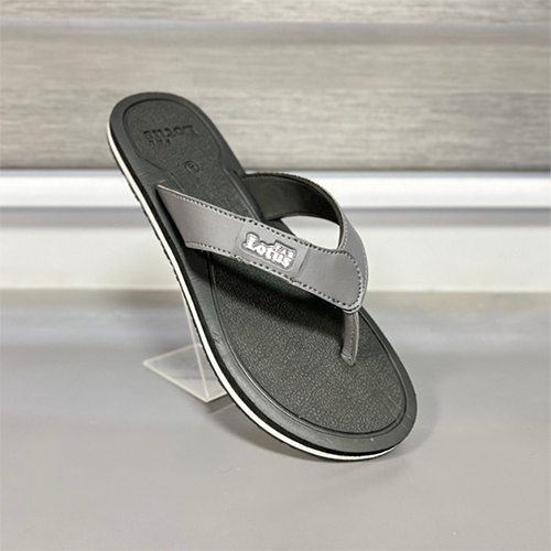 Turbo 01 Grey Color Rubber Slipper