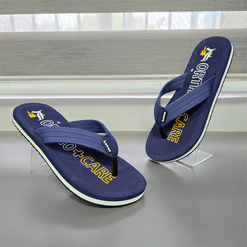 Ortho Care 01 Navy Color Rubber Slipper