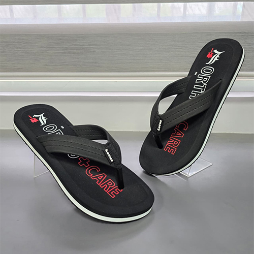 Ortho Care 01 Black Color Rubber Slipper