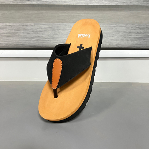 Massage 01 Tan Color Rubber Slipper