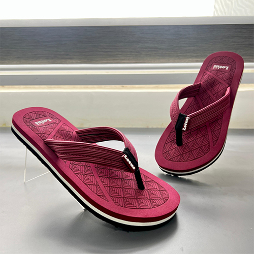 Robin 02 Cherry Color Rubber Slipper