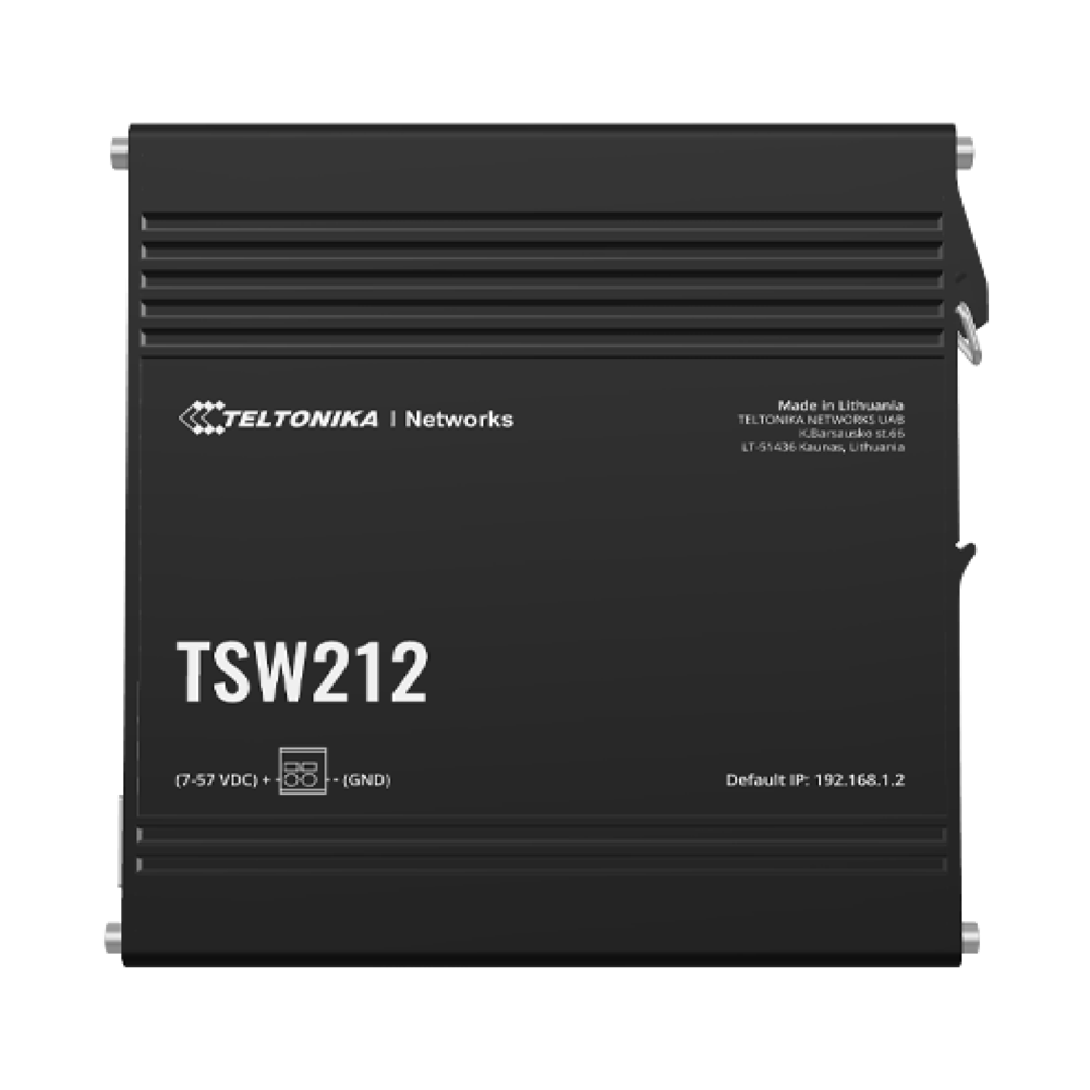 Teltonika TSW212 Managed 8 Port Gigabit Ethernet Switch with 2 SFP Ports