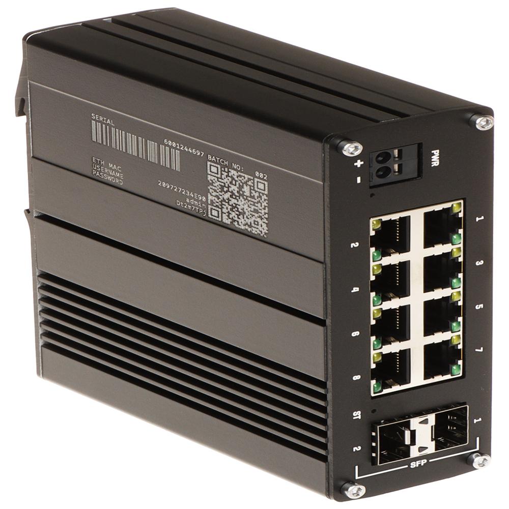 Teltonika TSW212 Managed 8 Port Gigabit Ethernet Switch with 2 SFP Ports