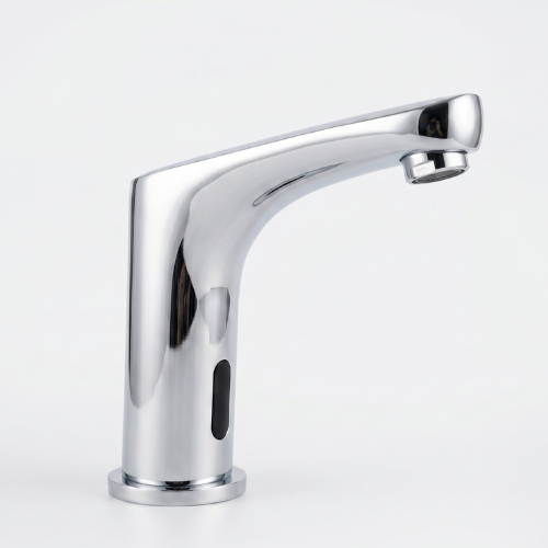 Basin Mounted Sensor Faucet Bp-F282 (Dc) - Color: Silver